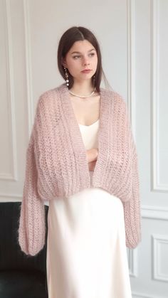 Mohair Cardigan Women knit Bridal Shrug Bolero jacket, wedding cardigan, soft and fluffy sweater, beige bridal cardigan, bridesmaid capes. Bridal Cardigan, Bolero Jacket Wedding, Mohair Sweaters, Wedding Cardigan, Bridal Shrug, Handmade Knitwear, Bridal Jacket, Toddler Sweater, Fluffy Sweater