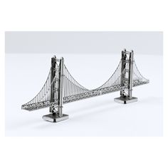 Fascinations Metal Earth 3D Metal Model Kit - Golden Gate Bridge Metal Earth Models, Earth 3d, Bridge Model, Metal Model Kits, Truss Bridge, Bug Collection, Metal Sheets, Simple Projects, Bridge Art