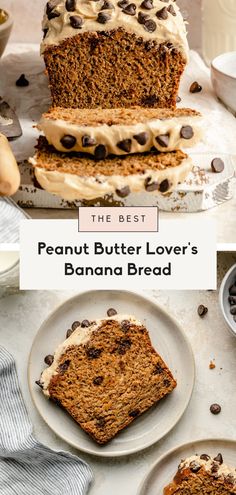 the best peanut butter lover's banana bread