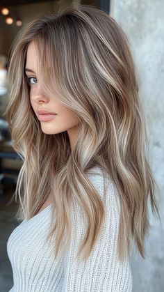 Discover the beauty of Dirty Bronde, a stunning mix of warm blonde and rich brunette tones. This versatile shade adds depth and dimension, perfect for achieving a chic, effortless look. Click the pin for more inspiration and follow us for fabulous hair ideas! #DirtyBronde #HairColor #HairInspo #BlondeHair #HairstyleIdeas Transition Brunette To Blonde, Highlight Lowlight Blonde Brown, Hair Color For Dark Blonde Hair, Fall Bronde Balayage Short Hair, Shawn Johnson Hair, Brunette With Blonde Hair, Winter Balayage Blondes, Blonde Bronde Haircolor, Blondeish Brown Hair Color