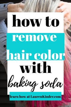 Diy Hair Color Remover, Hair Colour Remover, Baking Soda For Dandruff, Baking Soda Shampoo Recipe, Shampoo Bar Recipe, Hair Dye Removal, Baking Soda For Hair, Baking Soda Benefits, Baking Soda Water