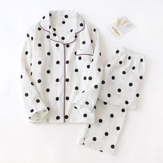 The Dotted Set Original Pajamas Lounging Outfit, Silk Pyjamas, Stylish Loungewear, Comfy Sets, Cozy Mornings, Mens Pajamas Set, Women Pajamas, Pajamas Comfy, Flannel Pajamas