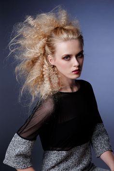 The Cosmetologists Chicago Photo Trend Team takes texture to new heights in their spring 2014 trend collection, Hi-Wi Hair. Fashion Week Hair, Texture Hair, Pro Art, Couture Hairstyles, High Fashion Makeup, Hair Photography