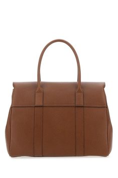 Dimensions: Width: 40.5cm, Height: 26.5cm, Depth: 16.5cm, Handle: 16.5cm 100% Leather Made in United Kingdom Designer Model Number: HH8727552 Designer Colour: G110 Brown Top Handle Bag For Work, Classic Brown Satchel With Handle Drop, Brown Business Satchel With Handles, Classic Cognac Bag With Detachable Handle, Classic Tan Satchel With Double Handle, Handheld Tan Satchel For Travel, Classic Tan Satchel For Business, Brown Briefcase With Gold-tone Hardware For Work, Cognac Satchel Bag For Work