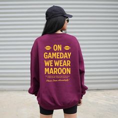 Minnesota Gophers Sweatshirt Gameday College Merch Football Fan Gift Maroon College Sports Row the Boat Alumni Present Tailgating Outfit - Etsy Tailgating Outfits, Gameday Sweatshirt, Row The Boat, Minnesota Gophers, Maroon Sweatshirt, Oversized Dress