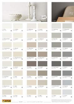 an image of the same color scheme for different paint colors and finishes on this page