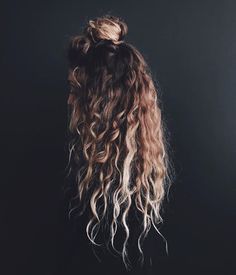 Brown Ombre Hair, Long Face Hairstyles, Cute Curly Hairstyles, Trending Hairstyles, Easy Hairstyles For Long Hair, Long Curly Hair, Long Curly, Hair Dos, Ombre Hair