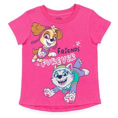 Get ready for a fun adventure in this adorable Paw Patrol Short Sleeve Graphic T-Shirt! Join Marshall, Chase, Rubble, Skye, Rocky, Zuma, Everest, and the rest of the rescue pups as they help solve problems around Adventure Bay with their pal Ryder. Always ready to help a friend, these mighty pups need your little helper’s assistance to complete their mission, save the day, and bring a smile to the faces of those around them. Your child will love to wear this short sleeve graphic tee shirt featur Paw Patrol Chase, Chase Paw Patrol, Paw Patrol Nickelodeon, Graphic Tee Shirts, Paw Patrol, Nickelodeon, 2 Pack, Graphic Tshirt