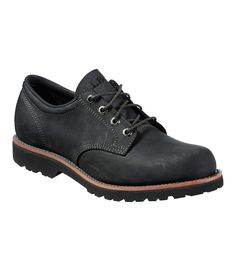 Men's Bucksport Shoes, Plain Toe | Casual at L.L.Bean Classic Workwear Walking Shoes With Round Toe, Classic Round Toe Walking Shoes For Work, Classic Slip-resistant Moc Toe Work Boots, Classic Moc Toe Slip-resistant Work Boots, Classic Slip-resistant Work Boots For Outdoor, Closed Toe Work Boots With Rubber Sole For Outdoor, Outdoor Work Boots With Rubber Sole, Rugged Walking Shoes With Cushioned Footbed, Rugged Walking Shoes With Rubber Sole And Round Toe