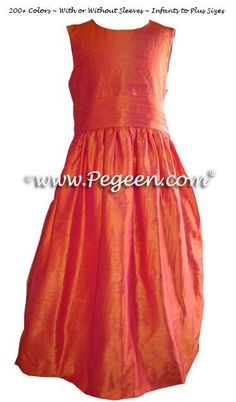 an orange dress on a white background