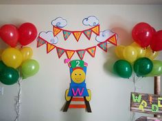 Bob The Train Birthday Party Ideas, Train 2nd Birthday Party, Train Photo, Train Birthday Party