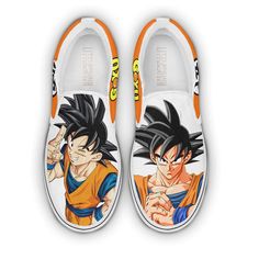 Dragon Ball Z Goku Shoes Classic Slip On Custom Anime Shoes Lightweight construction with breathable mesh fabric provides a comfortable and flawless fit. Goku Shoes, Dragon Shoes, Dragon Ball Z Goku, Great Anniversary Gifts, Kid N Teenagers, Best Gifts For Him, Personalized Shoes, Anime Shoes, Shoes Classic