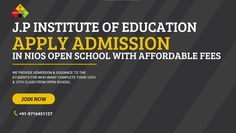 the j p institute of education application is open for students to learn how to apply