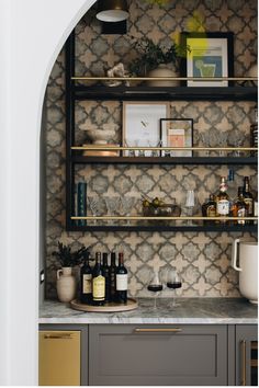 Colonial Chic, Good Bar, Bar Nook, Home Wet Bar, Butlers Pantry, Bar Designs