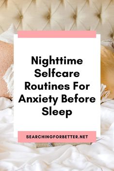 Nighttime Self Care Routine Ideas For Anxiety. These self care tips are great suggestions to create the best self care routine for bedtime. They help to relieve anxiety and stress. You can either add it to your self care Sunday routine or add these ideas to your current self care checklist! #selfcare #routine #anxiety Self Care Bedtime Routine, Evening Self Care, Selfcare Ideas, Staying Grounded, Selfcare Routine, Evening Routines, Bedtime Routines, Self Care Sunday, Nightly Routine