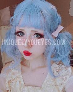 Shining Star Dark Gray Big Eyes Colored Contacts – UNIQUELY-YOU-EYES Anime Make-up, Harajuku Makeup, Makeup Tumblr, Instagram Photoshoot, Anime Makeup, Kawaii Makeup, Doll Aesthetic, Style Kawaii, Gray Lenses