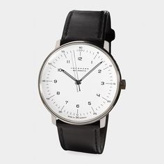 Automatic Max Bill Watch | MoMAstore.org Moma Store, Wrist Watch Design, Minimal Watch, Moma Design, Max Bill, Winterthur, Modern Accessories, Smart Bracelet, Famous Designers