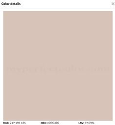 the color chart for this wallpaper is light pink, and it shows how many colors are