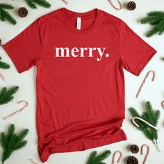 Merry Christmas T Shirt, Merry T Shirt, Matching Family Christmas shirt, Christmas T Shirt, Xmas Shirt, Christmas Unisex Shirt, Adult Shirt Hello Kitty T Shirt, Barbie Logo, Leopard Shirt, Xmas Shirts, Family Christmas Shirts, Adulting Shirts, Christmas T Shirt, Holiday Shirts, Cute Christmas