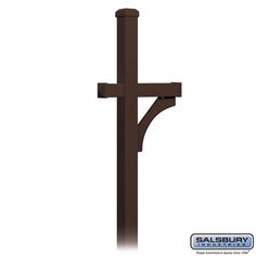 a wooden cross is shown against a white background