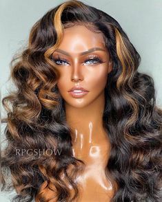 Protection Hairstyles, Caramel Blonde, Brazilian Remy Hair, Hair Color Highlights, Human Hair Lace Wigs, Ombre Color, Hd Lace, Full Lace Wig