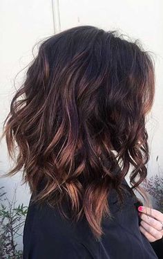 layered brunette lob hair ideas for women Lob Hairstyle, Hair Color And Cut, Hair Today, Great Hair, Thick Hair, Brunette Hair Color