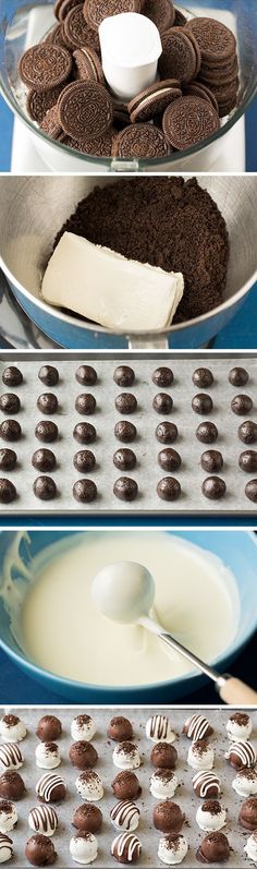 there are chocolates, milk and cookies in the pan