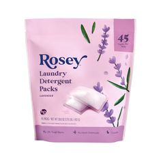 rosey laundry detergent packs lavender