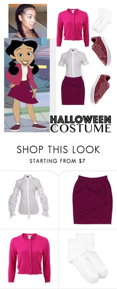 the costume for halloween is shown in pink, white and purple colors with text that reads shop this look starting from $ 7