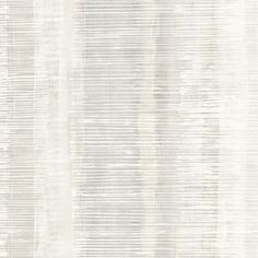 a white and grey striped wallpaper with vertical lines on the bottom half of it