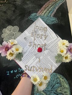 Senior Crown Ideas Taylor Swift, Taylor Swift Senior Crown, Senior Cap Ideas Taylor Swift, Long Story Short I Survived Grad Cap, Taylor Swift Inspired Graduation Caps, Taylor Graduation Cap, Aesthetic Grad Cap Ideas, Senior Parking Spaces Taylor Swift