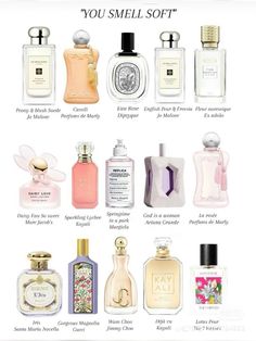 Soft Summer Perfume, Light Feminine Perfume, Everyday Perfume, Best Cheap Perfume, Soft Perfume, Perfume Collection Aesthetic, Summer Perfumes, Winter Perfume, Perfume Hacks