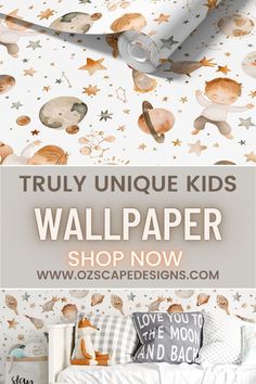 the wallpaper shop is open and ready to be used for children's room decor