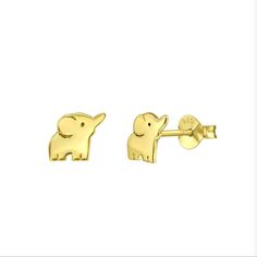 ❤️ Sold as pair ❤️ 14k Solid Gold Cute Elephant Earrings , Gold Elephant Earring , Tiny Elephant Earrings , Cute Baby Elephant Stud Earrings in Sterling Silver ❤️ Baby Elephant Stud Earrings ❤️ Price is for one pair Dimensions : 8 x 8 mm Materials: 925 Silver , 925 Rose Gold ,925 Gold Materials: 14k Solid Gold , Yellow Gold , White Gold , Rose Gold ❤️ PACKAGING  This item arrives in a pouch or in an elegant gift box ♥ Production : 1-3 days ♥Delivery: 7-8 business days ♥ Lucky Jewelry Crafts ♥ Cute Gold Jewelry For Pierced Ears, Cute Gold Jewelry With Matching Earrings, Cute Gold Huggie Jewelry, Cute Gold Sterling Silver Earrings, Pierced Huggie Plug Earrings As A Gift, 14k Yellow Gold Earrings For Birthday, Huggie Plug Earrings For Gifts, Gold Dangle Earrings For Birthday, Gold Pierced Earrings For Birthday