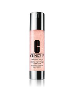 Antioxidant-infused water-gel gives skin an intense moisture boost. Hydrates for a full 72 hours. Dermatologist tested. Allergy tested. 100% fragrance free. Best Hydrating Serum, Serum For Dry Skin, Best Face Serum, Moisture Surge, Clinique Moisture Surge, Clinique Moisturizer, Best Serum, Dehydrated Skin, Best Face Products