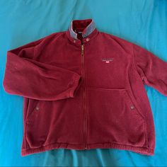 Oversized Look. Original Polo Logo Polo Quarter Zip, Ralph Lauren Jacket, Polo Logo, Teddy Jacket, Polo Sport, Ralph Lauren Polo, Red Jacket, Fleece Jacket, Quarter Zip