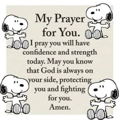 peanuts saying about prayer for you