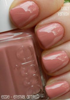 Mauve-ish Mauve Nails, Manicure Tips, Nail Colours, Nails Polish, Essie Nail Polish, Essie Nail, Pink Nail, Fall Nail Colors, Chain Design