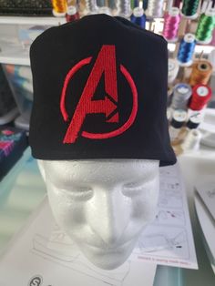 Logo is embroidered. One size fits most. Please message for buttons or XL sizing which would be handled privately. Black Cap With Custom Embroidery, Black Baseball Cap With Custom Embroidery, Black Hat With Custom Embroidery, Black Embroidered Beanie Hat, Scranton Pa, Memory Bear, Scrub Hat, Scrub Hats, Skull Cap Beanie