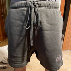 Nwt Size Small Authenticity Guaranteed Essentials Fog Brand Bought Off Pacsun Site Color S Off Black Essentials Fog Print Long Drawstring Smoke Free Home Pet Friendly Home I Have A White German Shepherd He May Leave Some “Love Lochs” Behind Open To Offwes Bundle To Save Shipping Bundle To Discount Same Day To Next Day Shipping All Sales Final Gray Short Leg Leisure Bottoms, Gray Leisure Shorts, Gray Relaxed Fit Athleisure Shorts, Gray Relaxed Fit Shorts For Athleisure, Comfortable Gray Short Leg Bottoms, Leisure Gray Shorts With Built-in Liner, Gray Relaxed Fit Shorts For Loungewear, Gray Loungewear Bottoms With Short Legs, Gray Short Bottoms For Loungewear