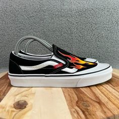 Vans Classic Slip On Asap Worldwide Black Flame Shoes Men's Sz 7 New. No Box. I Always Carefully Package And Ship Out Immediately. If You Have Any Questions, Please Reach Out! Pair In Photos Is The Exact Pair You Are Purchasing. Make Sure To Follow! I Post Shoes For Sale Daily! Vans Low-top Slip-on Sneakers For Streetwear, Custom Slip-on Skateboarding Sneakers With Rubber Sole, Custom Slip-on Sneakers For Skateboarding, Black Low-top Slip-on Canvas Shoes, Slip-on Custom Sneakers With Vulcanized Sole For Streetwear, Streetwear Slip-on Canvas Shoes With Gum Sole, Streetwear Slip-on Sneakers With Contrast Sole, Black Slip-on Sneakers For Streetwear With Round Toe, Black Slip-on Canvas Shoes For Streetwear