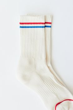 Le Bon Shoppe - Boyfriend Socks - Milk - Parc Shop Boyfriend Socks, Socks Design, Sports Socks, Designer Socks, French Girl, Sport Socks, Cotton Socks, Vintage Streetwear, Chucks Converse