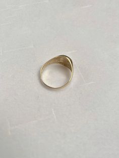 "Pinky ring, 14K solid gold ring. delicate, dainty and light Can be Engraved with letter, Initials in any language Weight : 1.6 g Choose your size , and your word / name - in any language let me know in the \"note to seller\" during checkout what you want. The product will arrive to you packed in gift box and padded envelope to maintain the product Our jewelry are water resistant and comes with 1 year warranty Thank you for your interest. Please check out our other items and be sure to add us to Rings Signet, Seal Ring, Jewish Jewelry, Letter Ring, Personalized Ring, Initial Ring, Solid Gold Rings, Personalized Rings, Ring Sizes