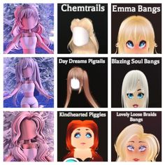 the different types of female avatars in anime