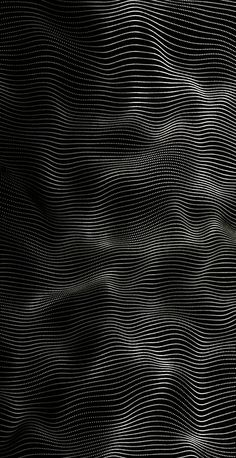 an abstract black and white background with wavy lines