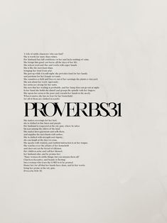 a black and white photo with the words proverbs on it