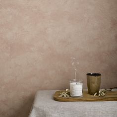 Chalk Wash Pink Clay l Artisan Decorative Effects | Craig & Rose Painted Garden Furniture, Chalk Wall Paint, Lime Wash Walls, Limewash Walls, Chalk Paint Wax, Wall Trends, Chalky Paint, Limewash Paint, Plaster Paint