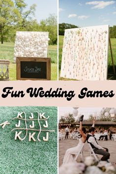 wedding games are fun for the guests to play