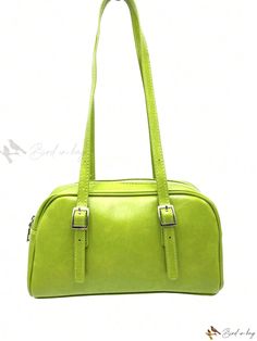 Bird in Bag - 2023 Personalized Womens Fashion Metal Buckle Bag: Ideal for Work, Commuting, Dating, and Photos; Featuring a Zipper Closure, Tote Design, and Square Shape Green Shoulder Bag With Zipper For Daily Use, Green Shoulder Bag With Zipper For School, Green Rectangular Satchel With Zipper Pocket, Spring Baguette Bag With Zipper Closure For Everyday Use, Green Baguette Bag With Zipper Closure, Green Rectangular Baguette Bag With Zipper Closure, Green Rectangular Baguette Bag With Zipper, Green Satchel With Zipper Closure For Shopping, Green Shoulder Bag With Zipper For Shopping