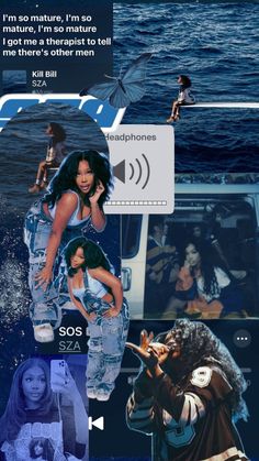 #sza #slay #fyp #wallpaper #blue Sza Aesthetic Wallpaper Blue, Sza Aesthetic Wallpaper, Sza Wallpapers, Cute Blue Wallpaper, Summer Body Workouts, Music Headphones